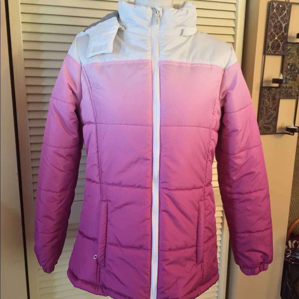 •Totes Pink Down Jacket•